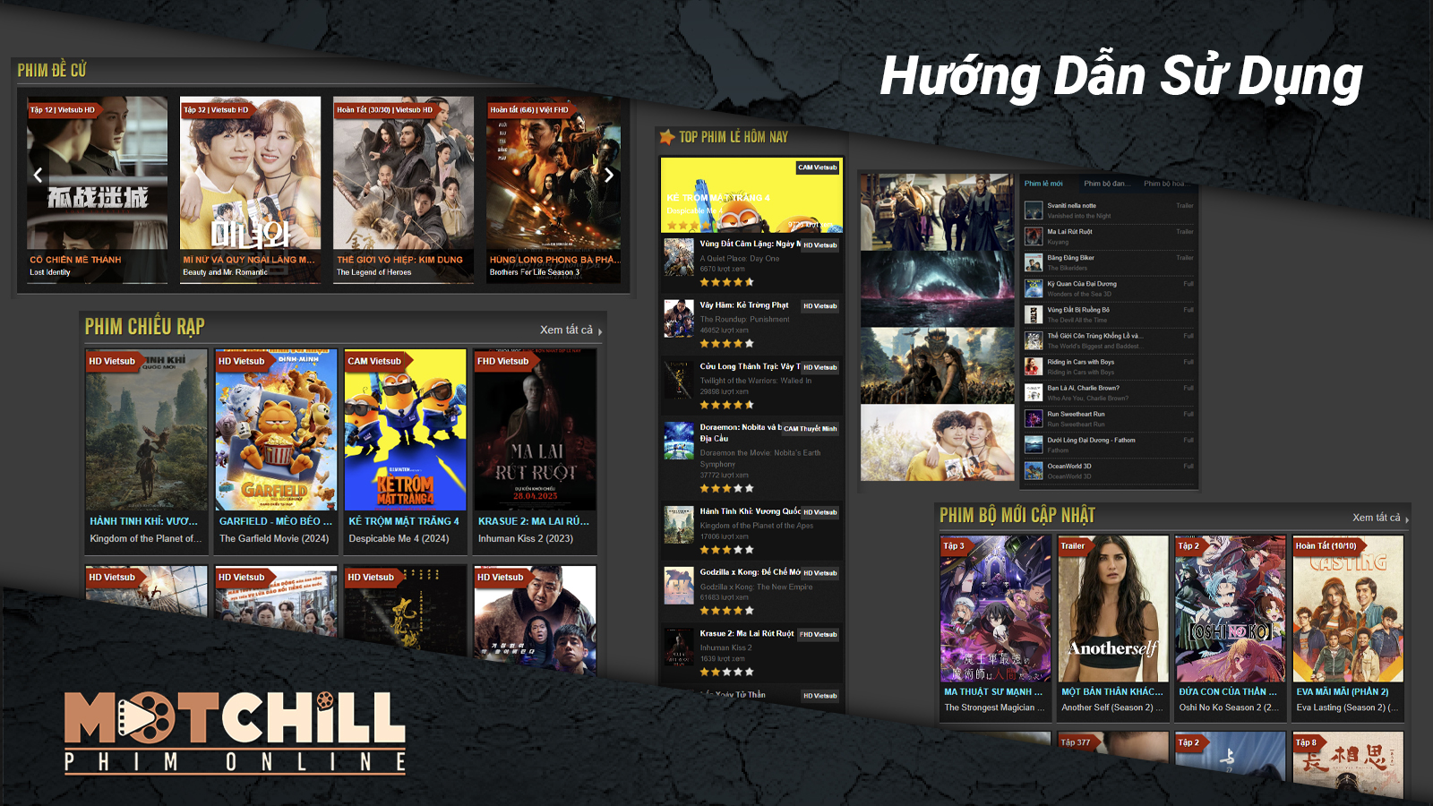 Hướng dẫn sử dụng - Mot chill tv